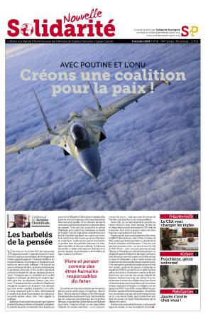 Nouvelle Solidarité N° 18/2015. S'abonner.
